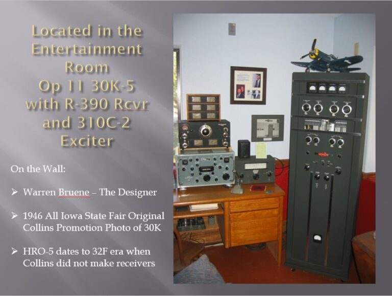 Collins 30K-5 transmitter — from the Collins collection of Bill Carns, N7OTQ / KØCXX